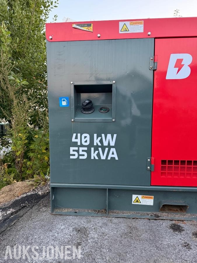 2024 Bauer GFS-40 dieselaggregat – 40 kW / 50 kVA