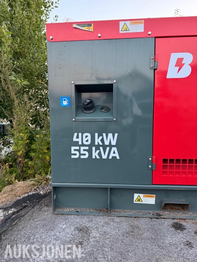 2024 Bauer GFS-40 dieselaggregat – 40 kW / 50 kVA