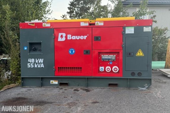 2024 Bauer GFS-40 dieselaggregat – 40 kW / 50 kVA