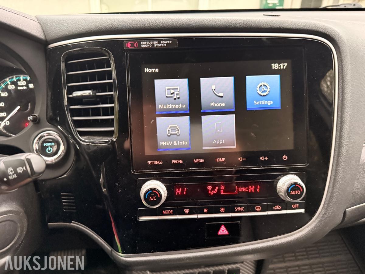 2020 Mitsubishi Outlander 2,4 PHEV 224hk AWD ADAPTIV CRUISEKONTROLL, RYGGEKAMERA, HENGERFESTE
