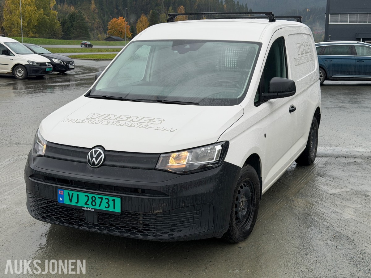 2021 VOLKSWAGEN CADDY 2.0 TDI - HENGERFESTE - TAKSTATIV