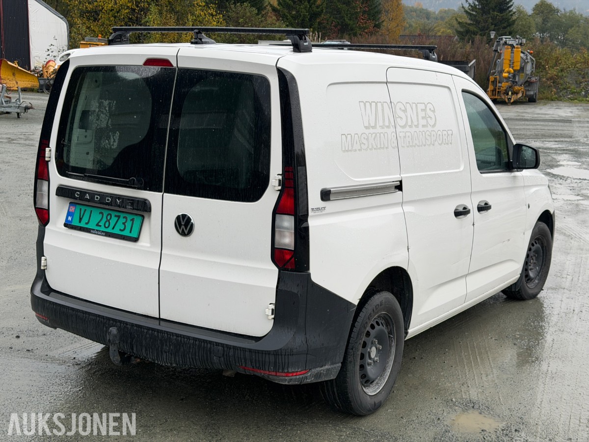 2021 VOLKSWAGEN CADDY 2.0 TDI - HENGERFESTE - TAKSTATIV