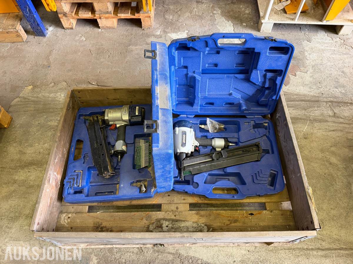 2 STK BASSO SPIKERPISTOLER MED KOFFERT – SELGES SAMLET