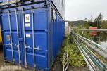 2012 20 FOTS CONTAINER MED REOLER, STRØMINNTAK, RØR OG DELER