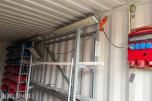 2012 20 FOTS CONTAINER MED REOLER, STRØMINNTAK, RØR OG DELER