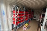 2012 20 FOTS CONTAINER MED REOLER, STRØMINNTAK, RØR OG DELER