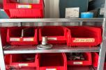 2012 20 FOTS CONTAINER MED REOLER, STRØMINNTAK, RØR OG DELER