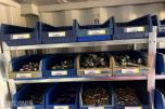 2012 20 FOTS CONTAINER MED REOLER, STRØMINNTAK, RØR OG DELER