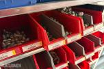 2012 20 FOTS CONTAINER MED REOLER, STRØMINNTAK, RØR OG DELER