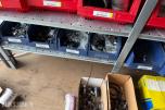 2012 20 FOTS CONTAINER MED REOLER, STRØMINNTAK, RØR OG DELER