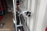 2012 20 FOTS CONTAINER MED REOLER, STRØMINNTAK, RØR OG DELER