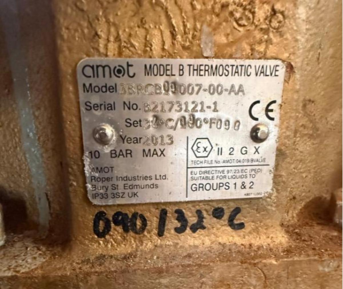 2013 Amot 40808R030 termostatventil med termostatelementer
