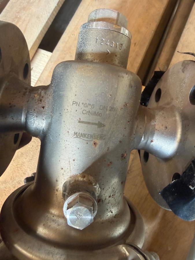 Mankenberg PN 6/6 DN 25 ventil