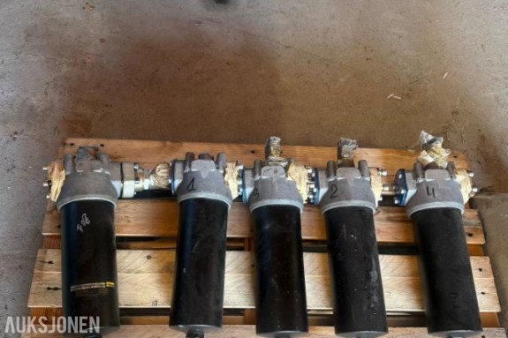5 stk. Parker 0-80CN-2-05Q-FW3P-25-Y3-Y3-1 filterenheter