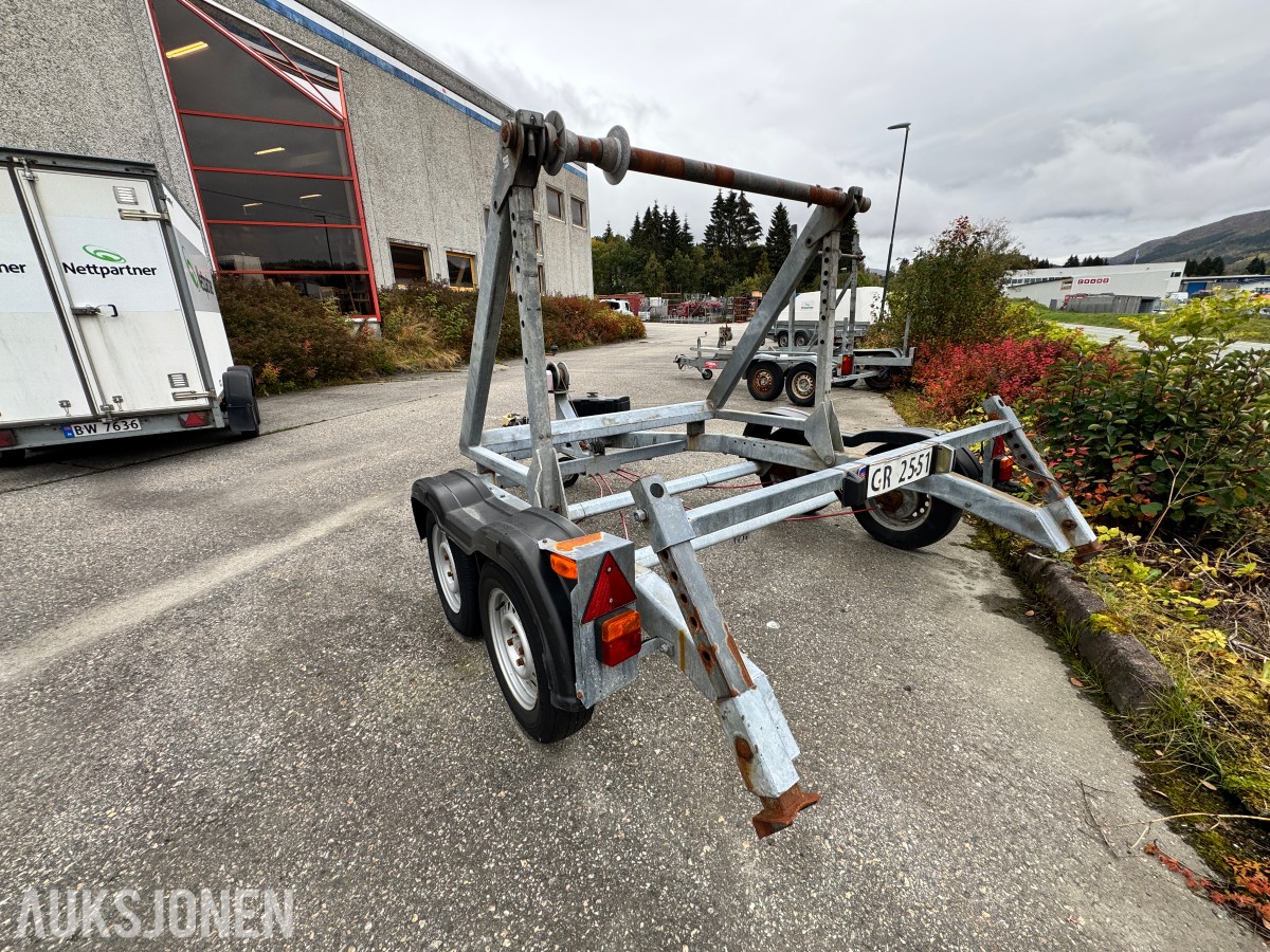 2008 Sahlins trommeltilhenger - Maks nyttelast 1480 kg