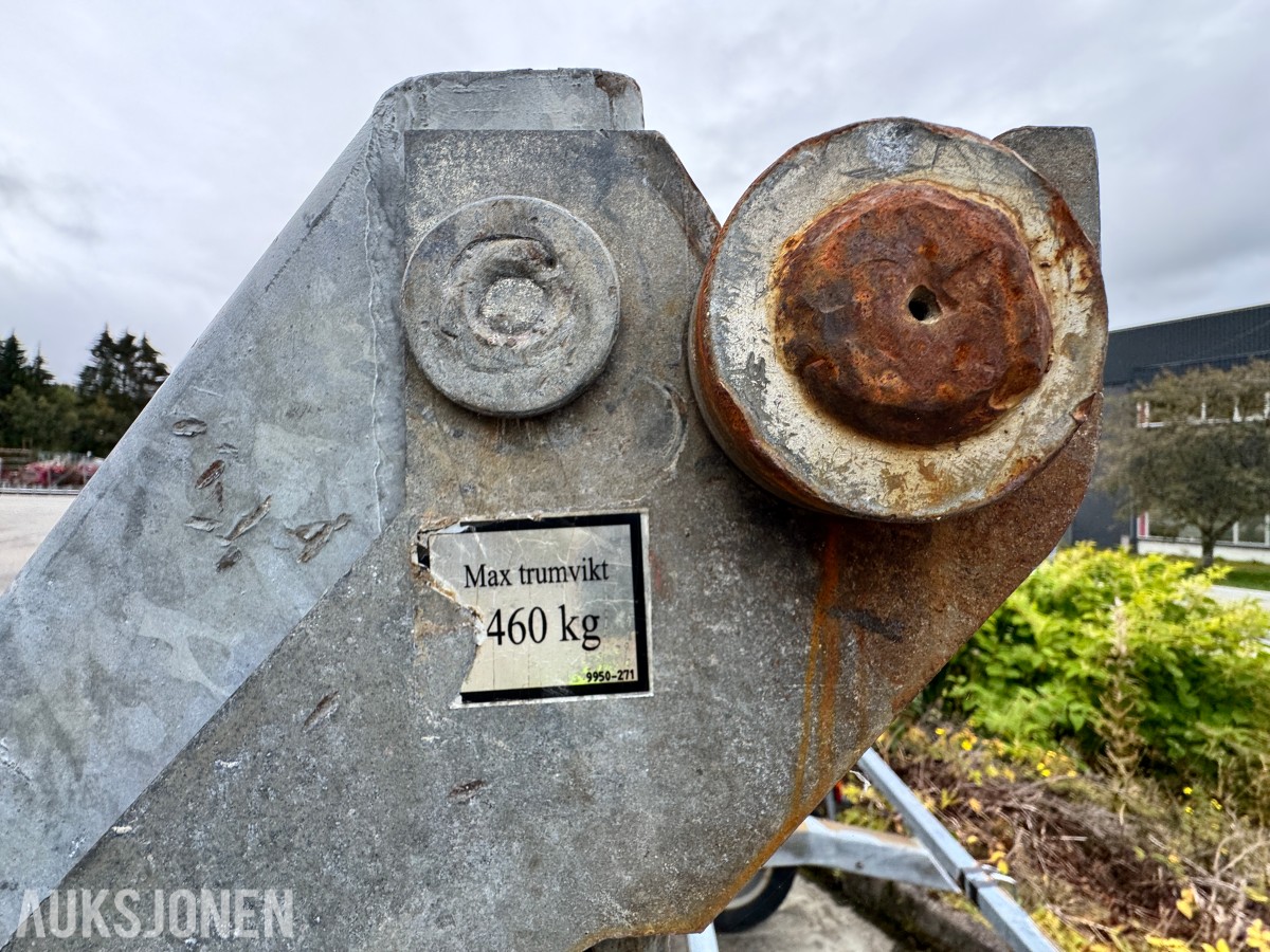 2008 Sahlins trommeltilhenger - Maks nyttelast 1480 kg
