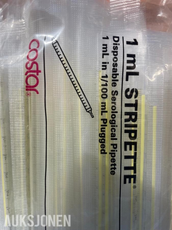 Costar  Costar Stripette engangspipetter 1 mL 100 pose - 1000 pipetter
