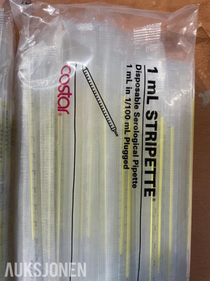 Costar  Costar Stripette engangspipetter 1 mL 100 pose - 1000 pipetter