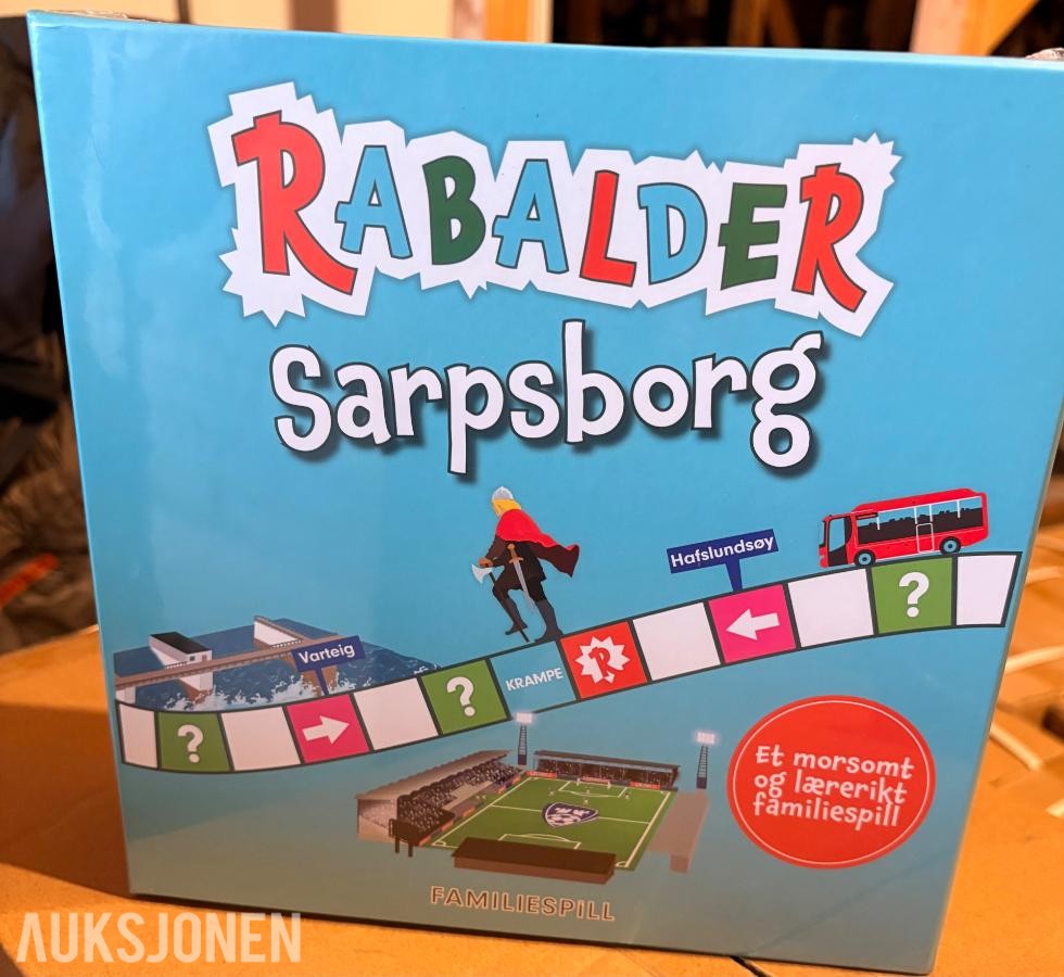 Rabalder Sarpsborg Brettspill - 10 stk 