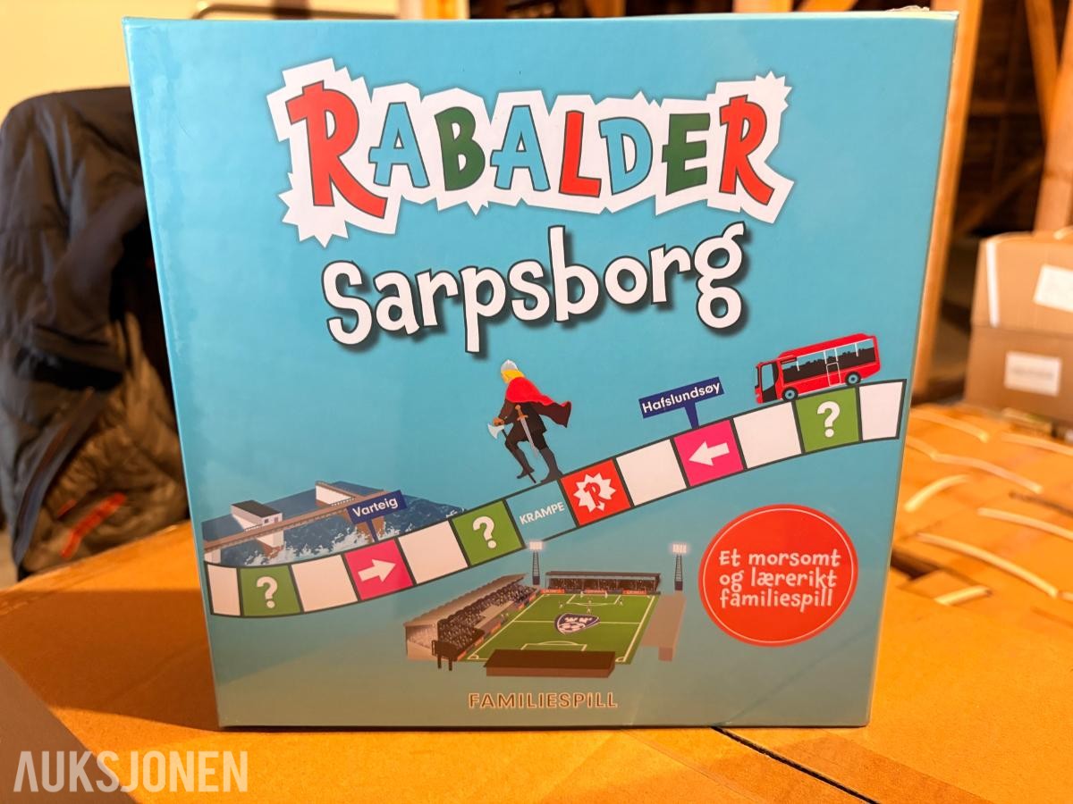 Rabalder Sarpsborg Brettspill - 10 stk 