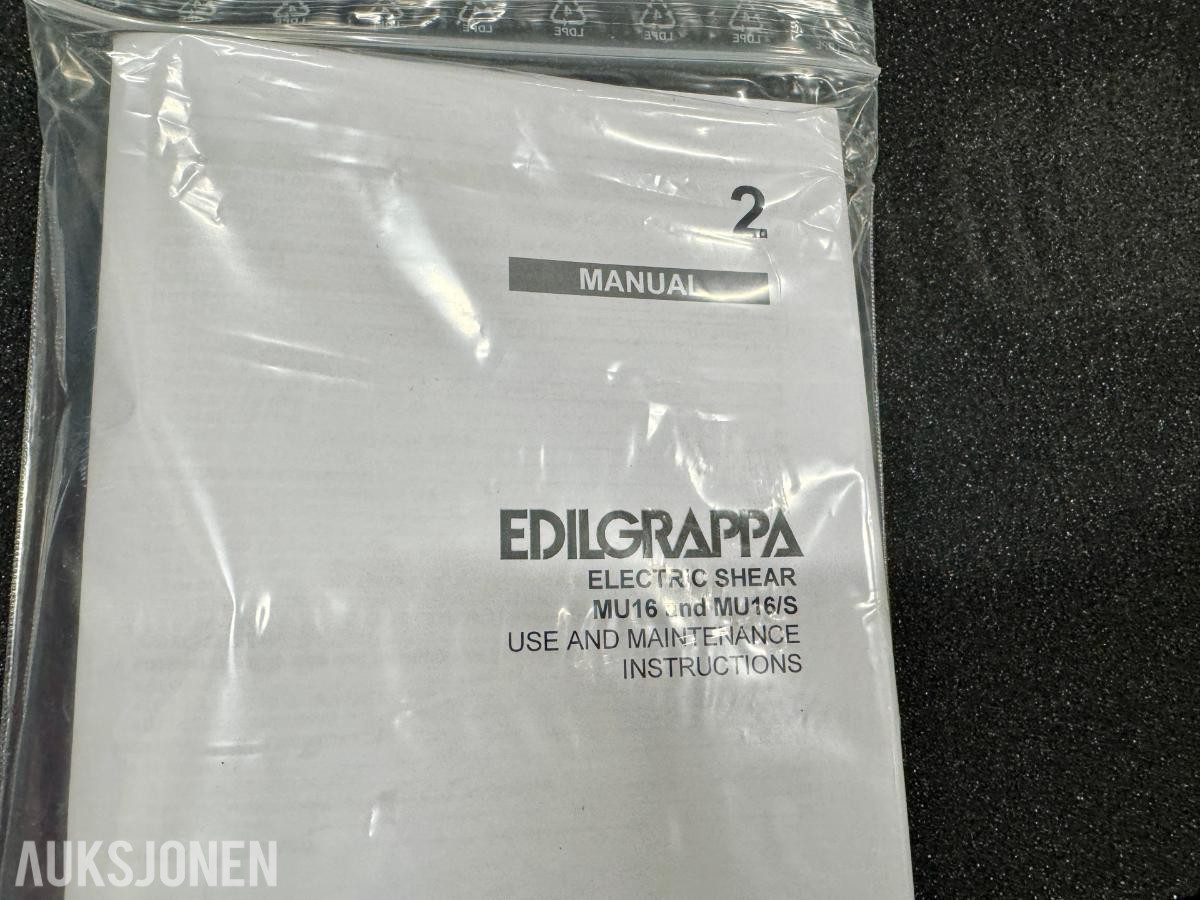2019 Edilgrappa MU16 elektrisk hydraulisk armeringskutter 230V