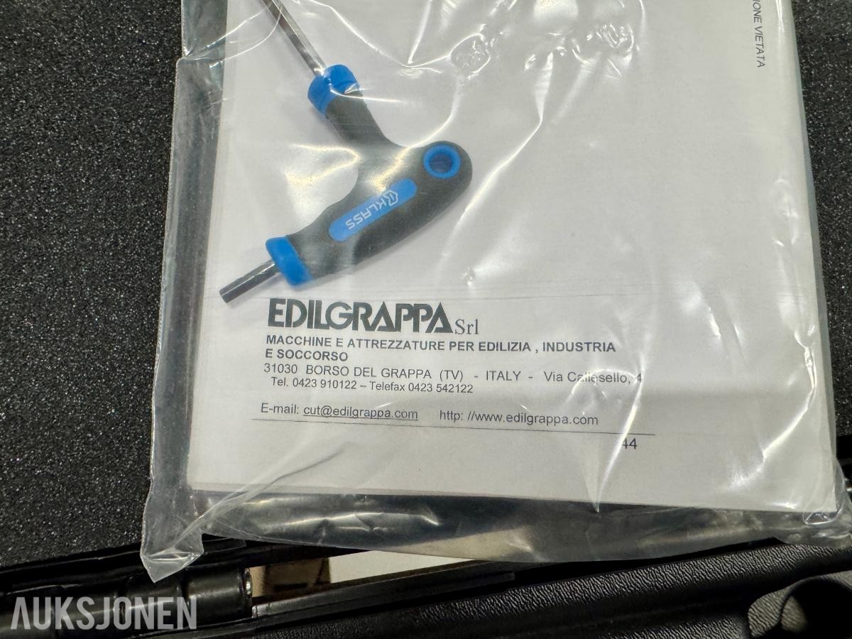 2019 Edilgrappa MU16 elektrisk hydraulisk armeringskutter 230V