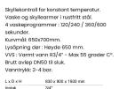Grytevaskemaskin/oppvaskmaskin Comenda GE 605 RCD