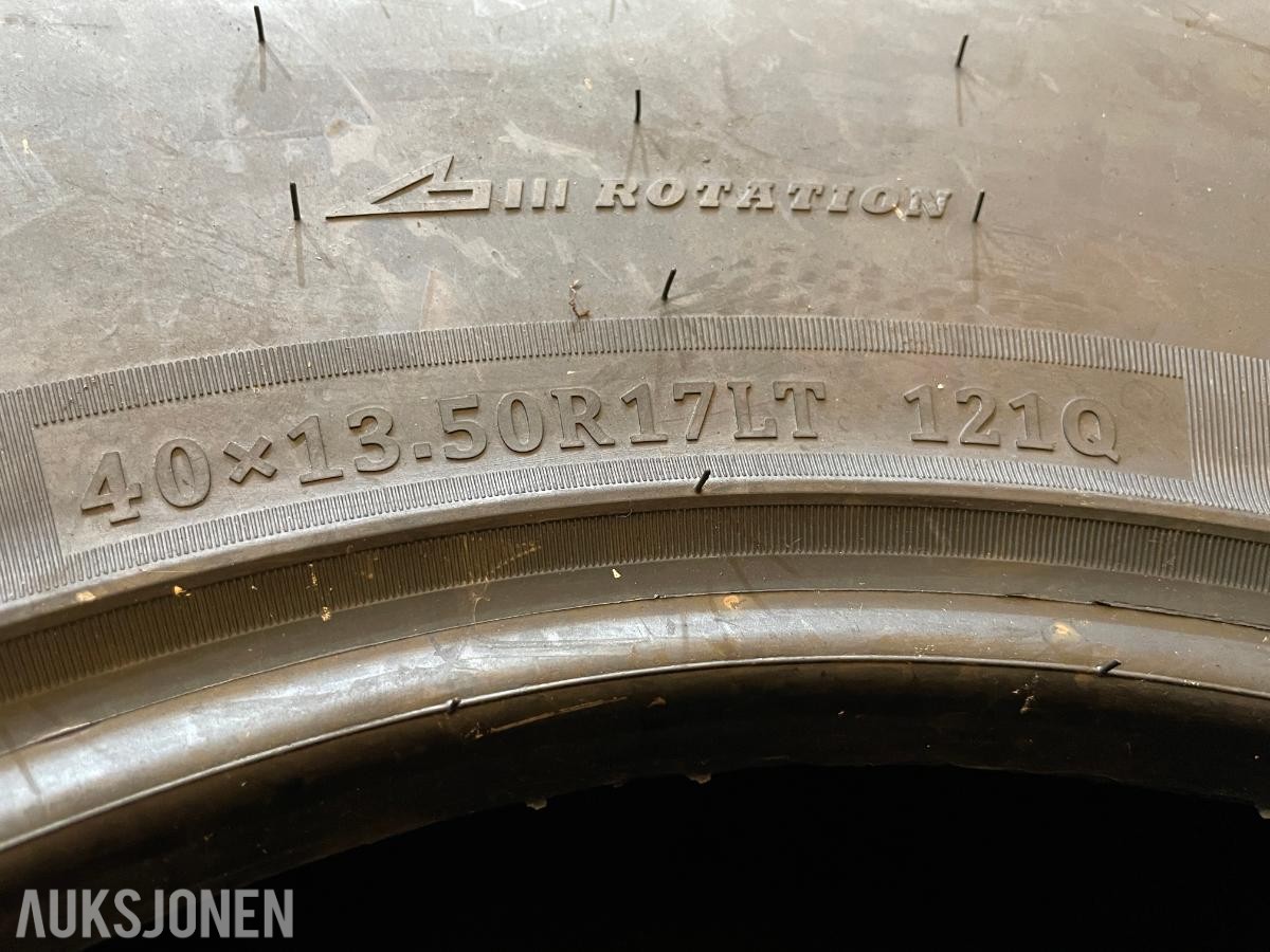 4 stk ubrukte 40X13.50R17 Offroad dekk