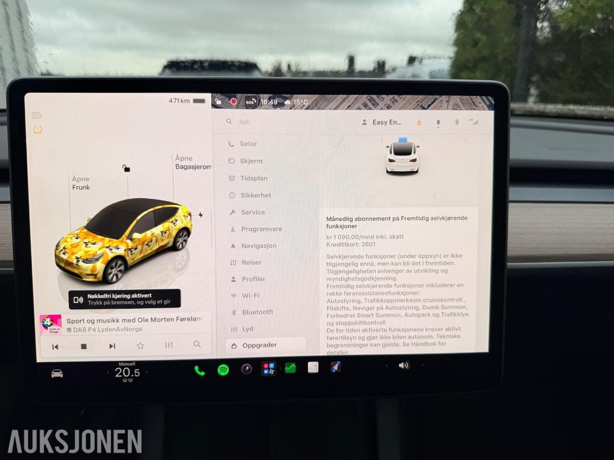 2024 Tesla Model Y Long Range AWD PANORAMA KAMERA RYZEN VARMEPUMPE