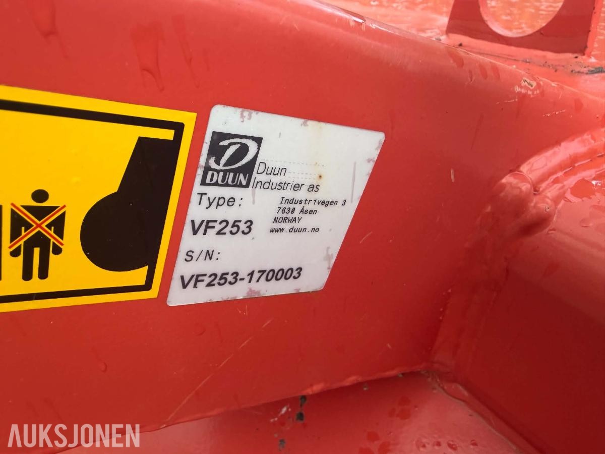 2017 duun vf253 snøfreser 