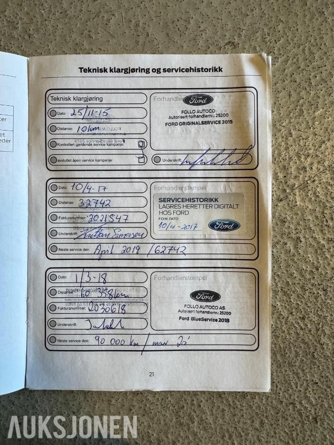 2015 FORD MONDEO 1.5 TDCI 120HK EU-OK 08.28 HENGERFESTE KAMERA NAVI