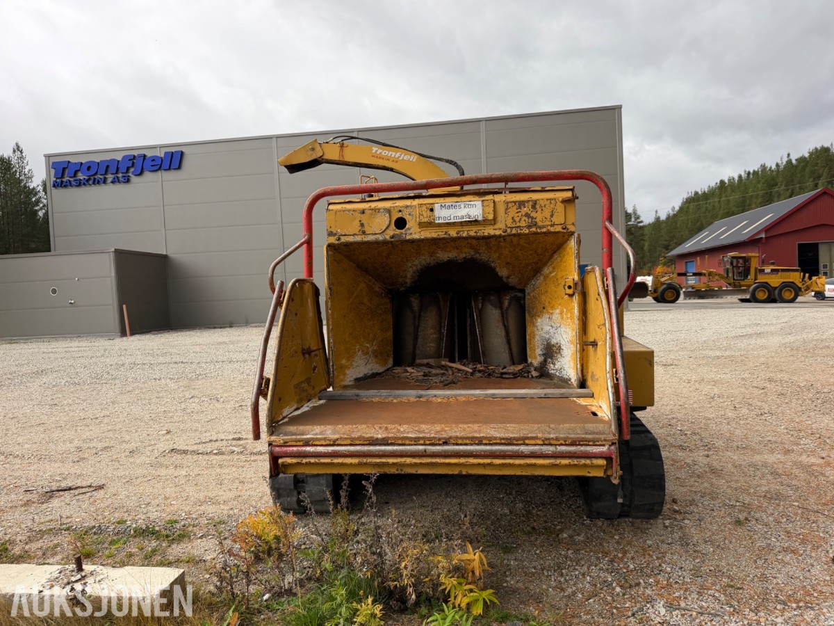 Wermeer BC1400TX. Beltegående trommelflishugger fra 2006 - 2008. Dieseldrevet