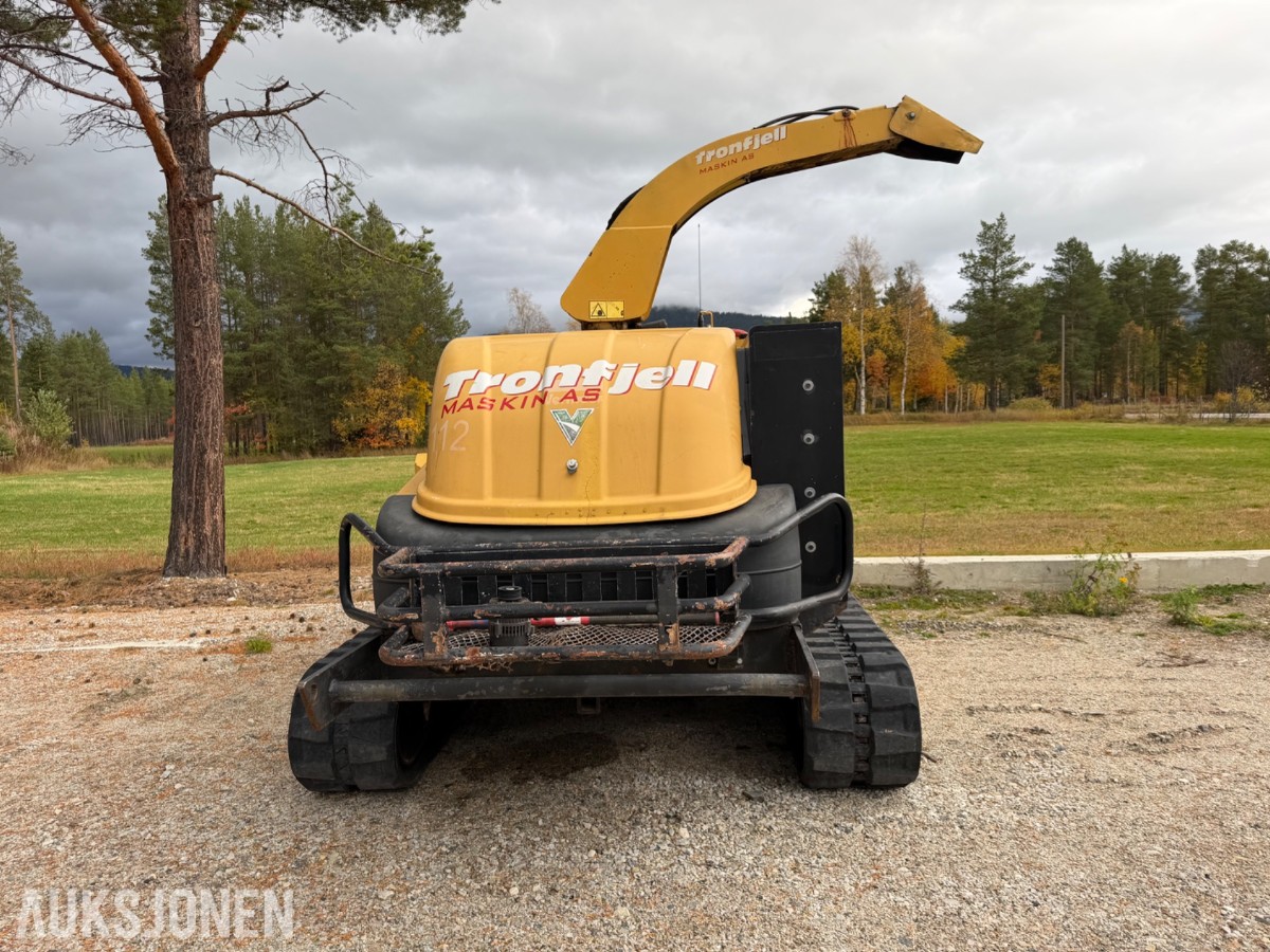Wermeer BC1400TX. Beltegående trommelflishugger fra 2006 - 2008. Dieseldrevet