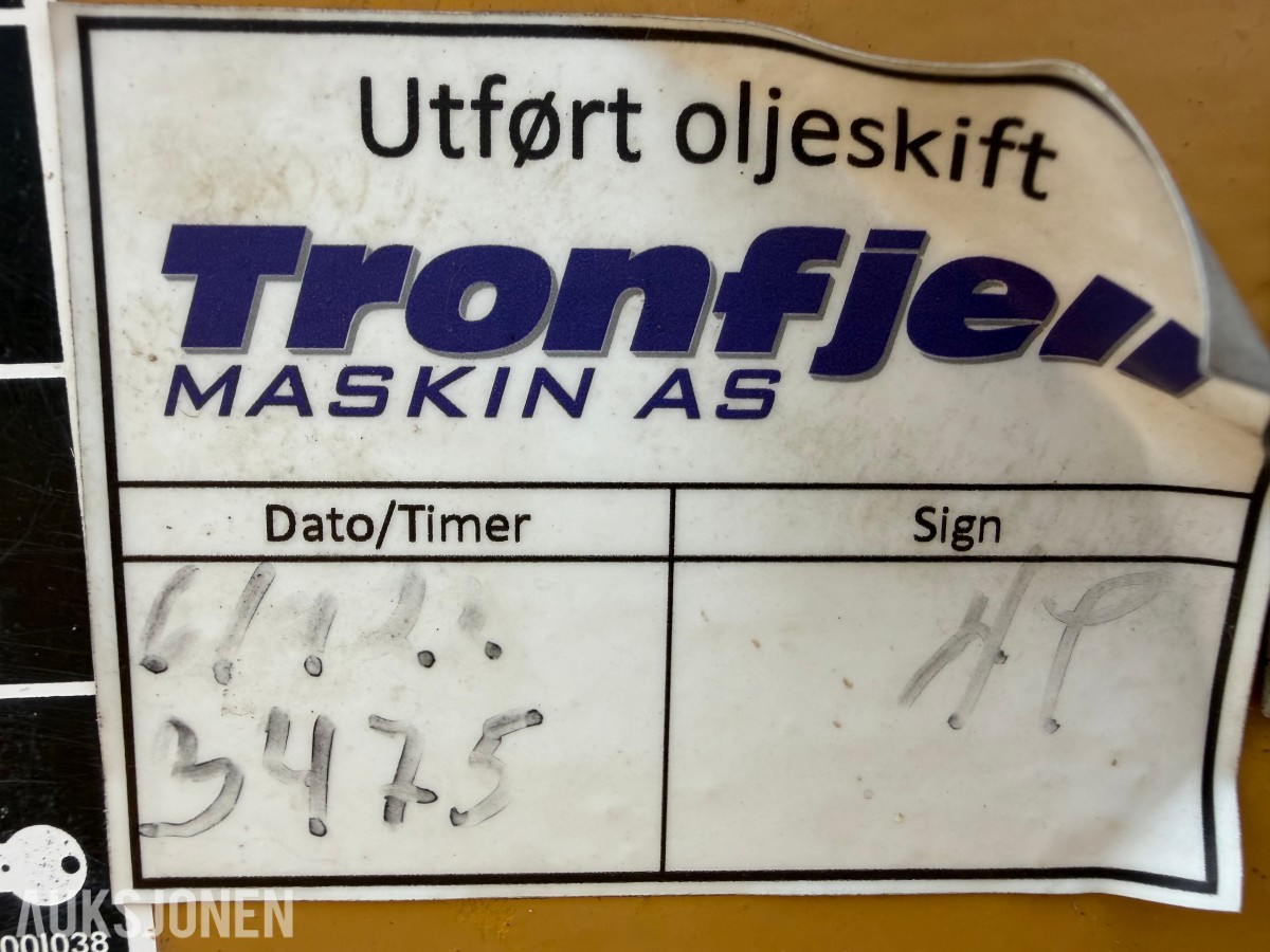 Wermeer BC1400TX. Beltegående trommelflishugger fra 2006 - 2008. Dieseldrevet