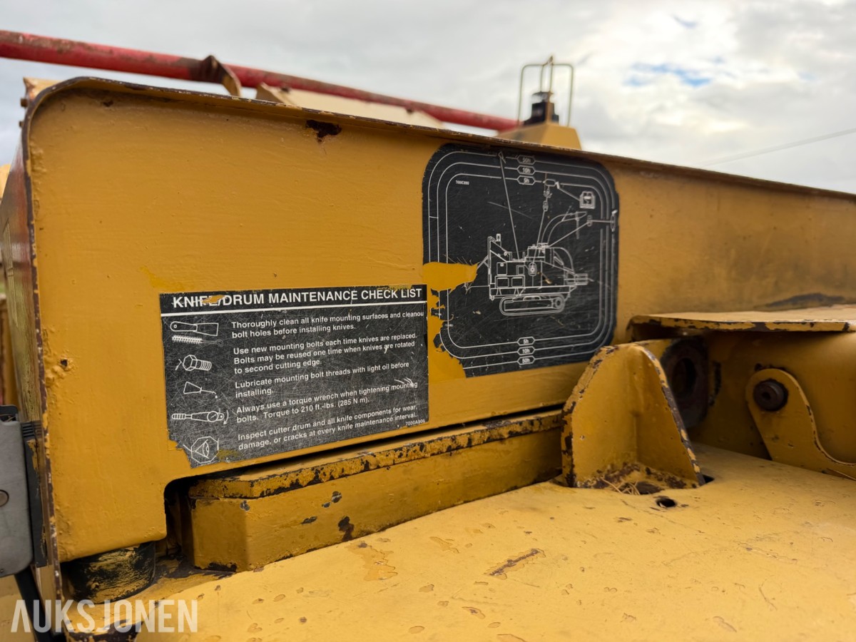 Wermeer BC1400TX. Beltegående trommelflishugger fra 2006 - 2008. Dieseldrevet