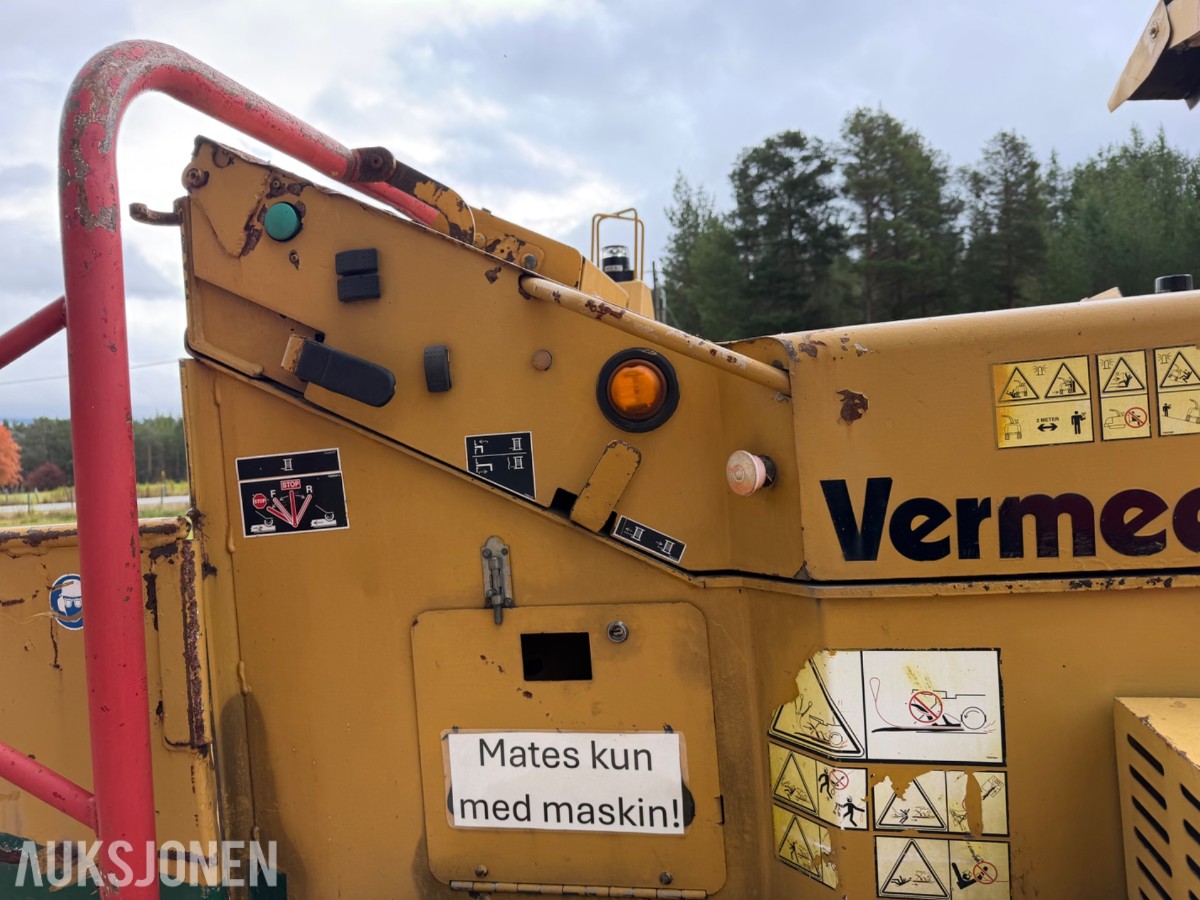 Wermeer BC1400TX. Beltegående trommelflishugger fra 2006 - 2008. Dieseldrevet