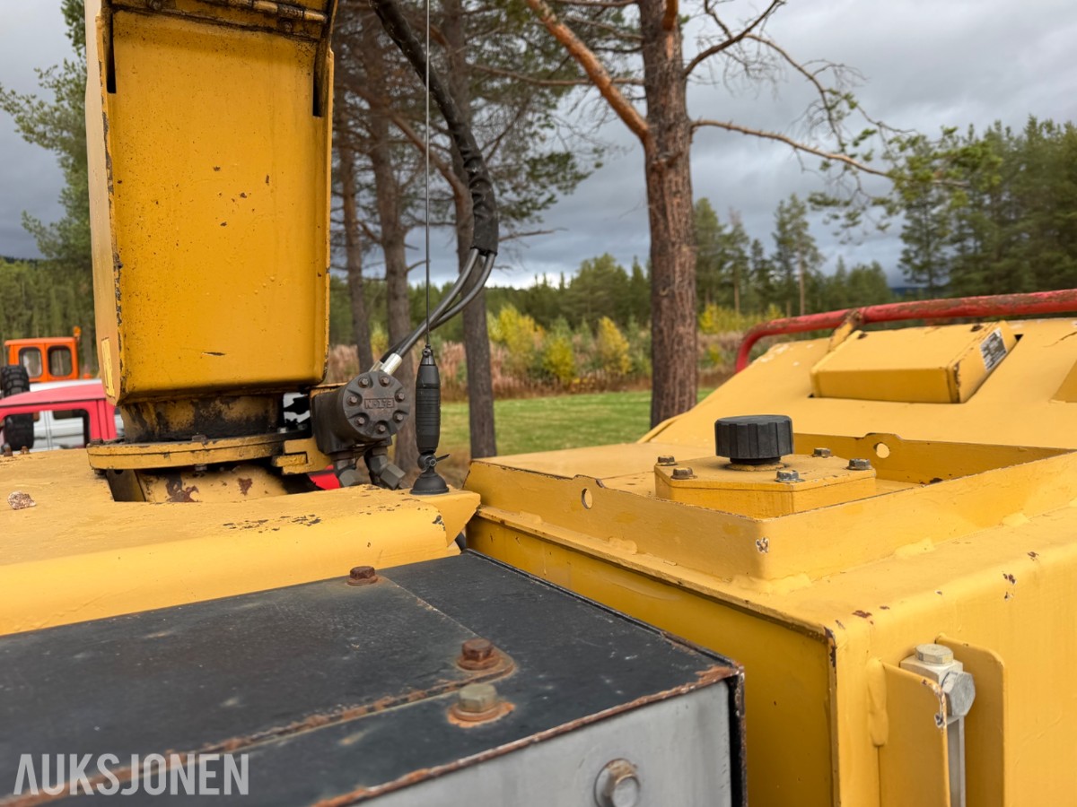 Wermeer BC1400TX. Beltegående trommelflishugger fra 2006 - 2008. Dieseldrevet