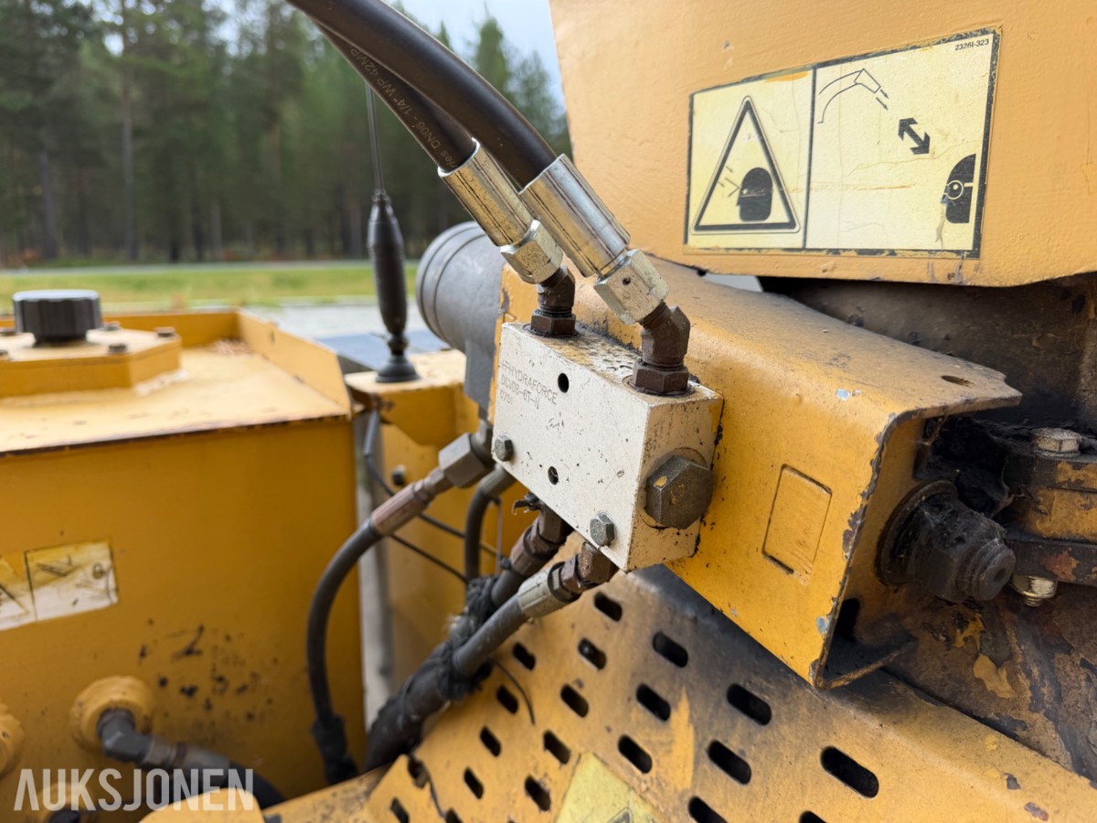 Wermeer BC1400TX. Beltegående trommelflishugger fra 2006 - 2008. Dieseldrevet