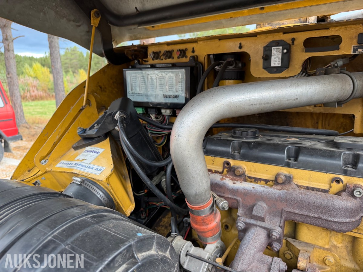 Wermeer BC1400TX. Beltegående trommelflishugger fra 2006 - 2008. Dieseldrevet