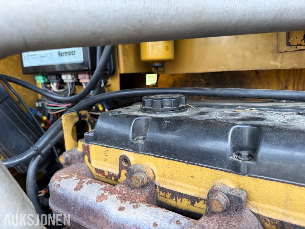 Wermeer BC1400TX. Beltegående trommelflishugger fra 2006 - 2008. Dieseldrevet