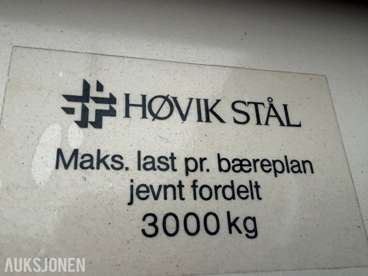 Høvik Pallereol (40 stk. rammer) 6,5 m. høyde. endel bjelker