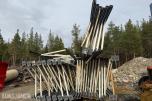 Høvik Pallereol (40 stk. rammer) 6,5 m. høyde. endel bjelker
