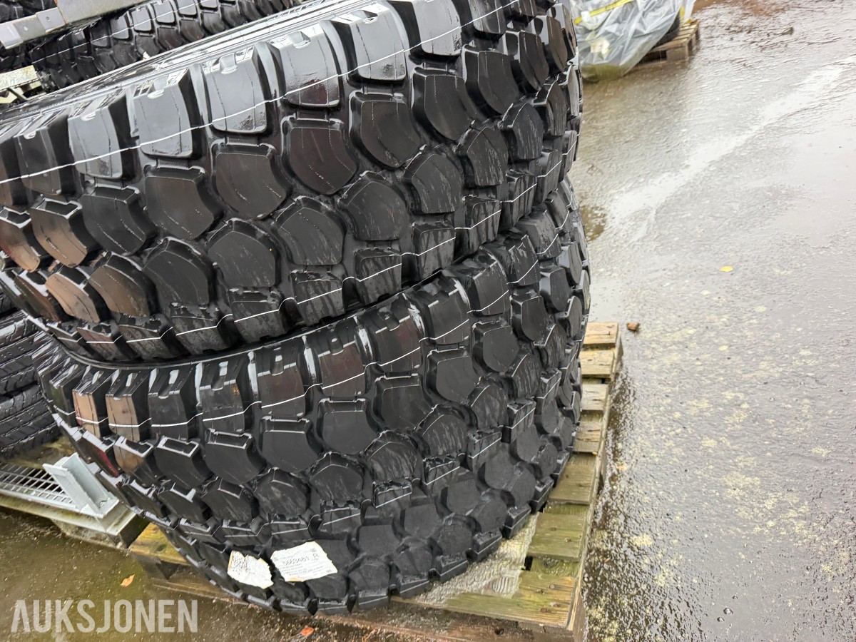 6 STK MICHELIN LASTEBILDEKK 395/85 R20 – SELGES SAMLET