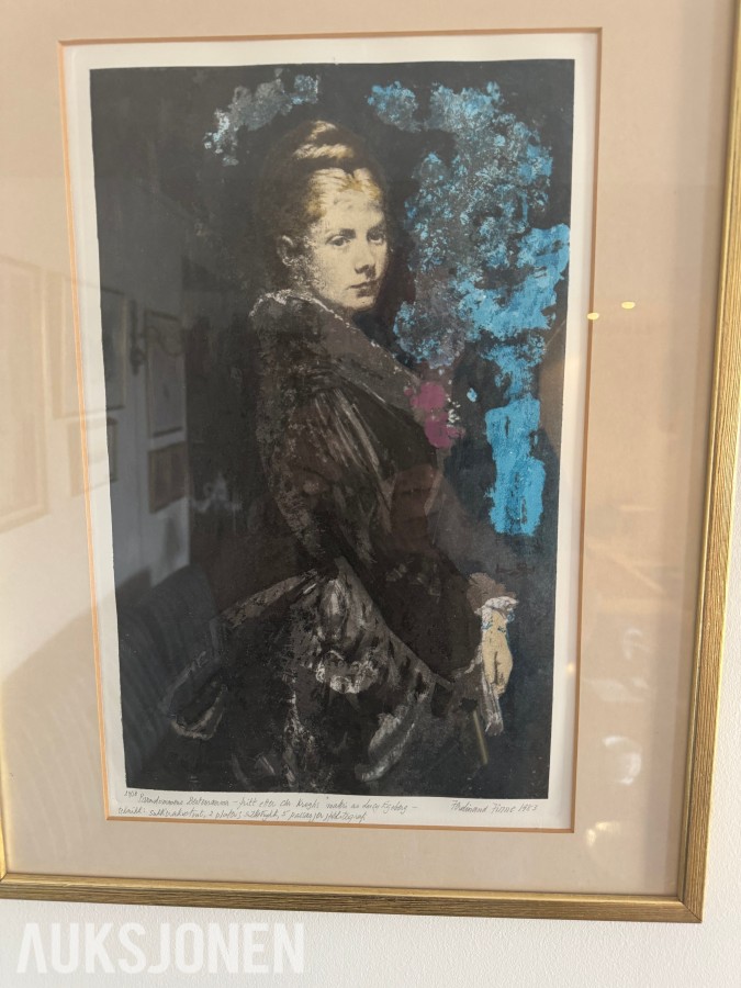BILDE SILKETRYKK AV FERDINAND FINNE