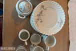 PORSGRUNN PORSELEN MIDDAGSSERVISE OG KAFFESERVISE