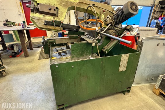 1996 Carif stålsag / Båndsag 320 BSA - semi-automatisk, hydraulisk båndsag for kapping av metall, profiler, rør og massivmaterialer.