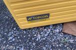 Topcon – Diverse brukt oppmålingsutstyr og tomme bokser