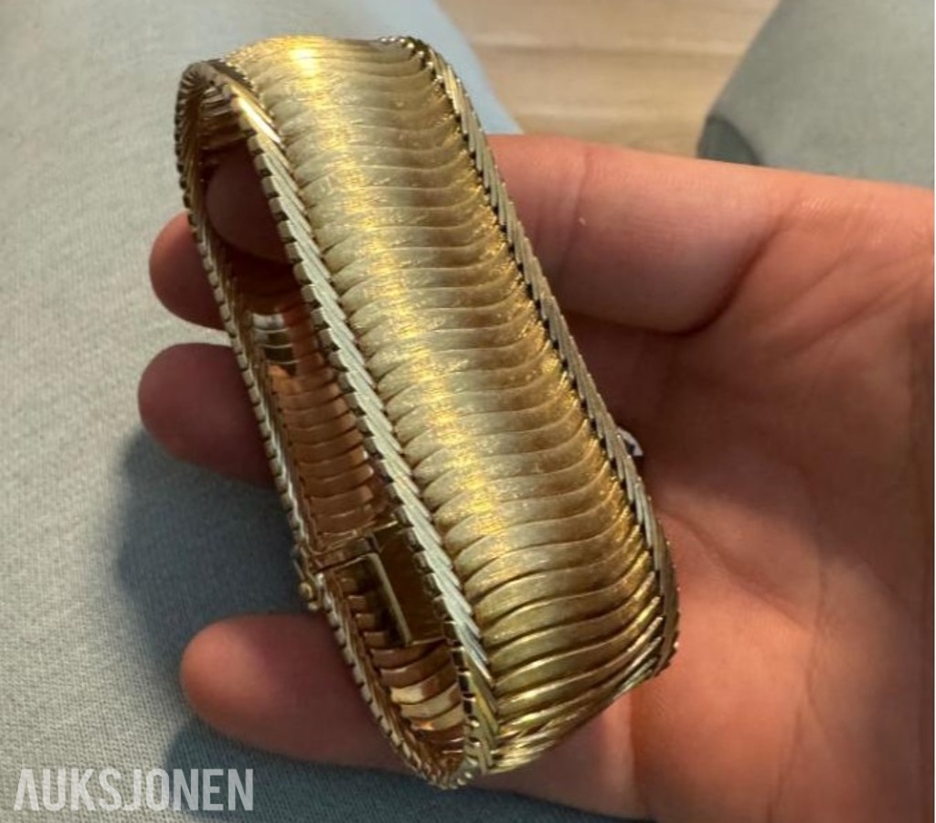 Gullarmbånd i 14 karat 585 gull – 67 gram – 19 cm
