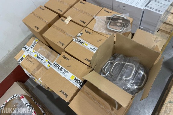 100 stk Topaz U-vridere i rustfritt stål 304 for låsskap