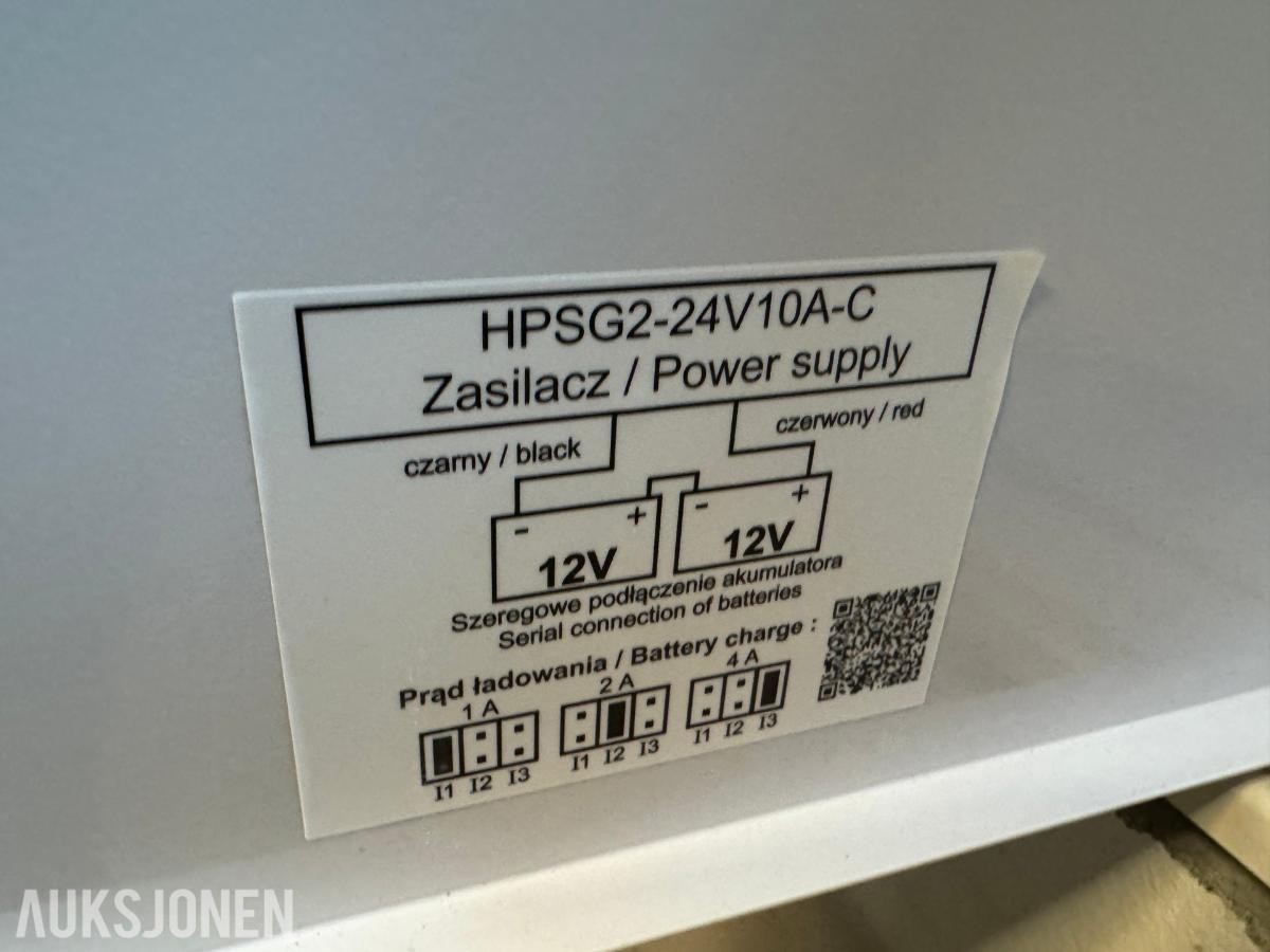 11 stk. Pulsar HPSG2-24V10A-C strømforsyningsskap
